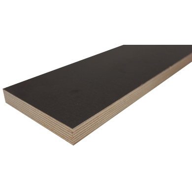 Finerplade 18mm1250x2500, brun - Birk, filmply. Net/Film, kvalitet 1 - 3,125m2 pr plade, 35pr. bdt.