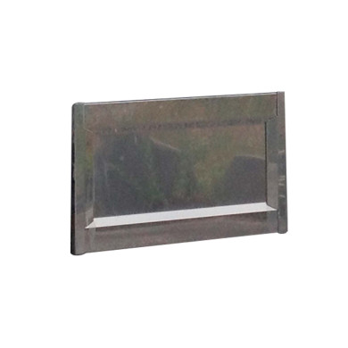 Sideværns inddækning Rustfri Blank  - H: 500 L:2500 mm