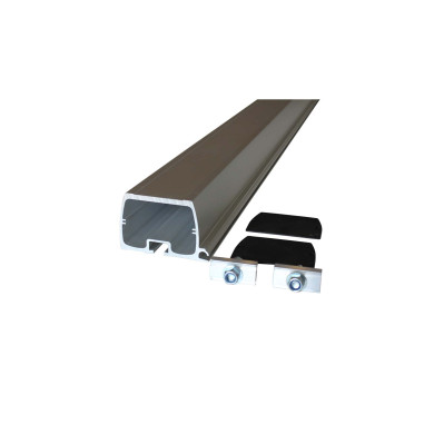 Underkøringskof. alu 2400mm anod  - m/skinne for stænklapper (Godkendt) - Model 2007