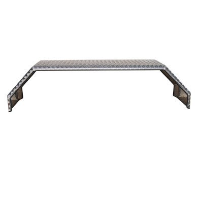 Bogieskærm alu 670x2650mm - 43551