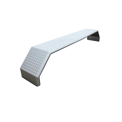 Trippelskærm alu 670x4100mm anod - 43552