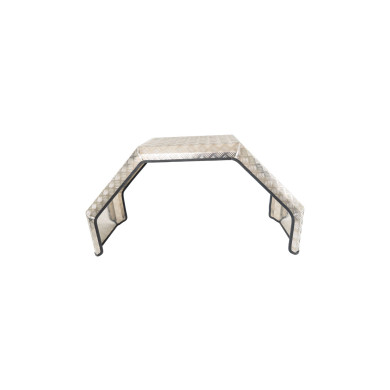 Skærm alu dørk 450x1310mm f 2 styreaksel