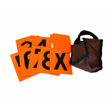 Talplader for 8901 35 stk - 89015 - rustfri