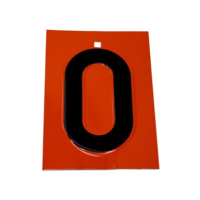 Løs talplade, 0 - Rustfri.