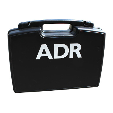 ADR plastkuffert sort - L:480 x H:345 x D:150mm