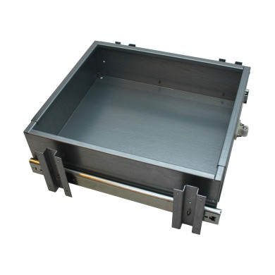 Flexskuffe  - For kasser L:550-800  ( udv. mål ) - m/udligningsprofiler - til kasser med dybde min 600 mm