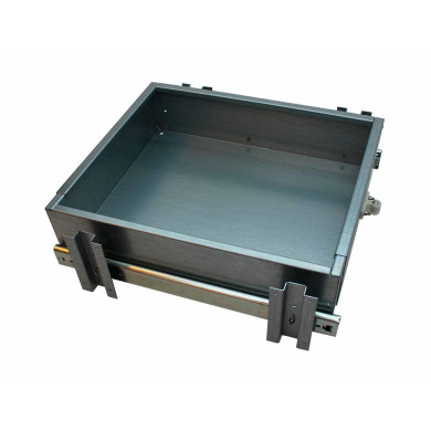 FlexskuffeFor kasser L: 800-1350mm  - m/ udligningsprofiler f. Bevobox og finer/sandwichkasser - til kasser med dybde min 500 mm