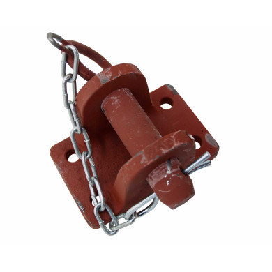 Skurtræk, låsepin Ø35, 25ton - Hulafstand 120x55mm,  - DIN 74054