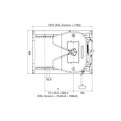 Skammel 2" luft stel  Scania 203mm - JOST JSKSLE04520BG/BC
