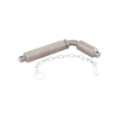 Lock bolt, straight, with chain - for 810332/810342