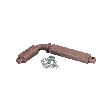 Lock bolt, angled, with chain - for 810334