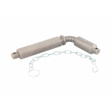 Lock bolt, straight, with chain - for 810352