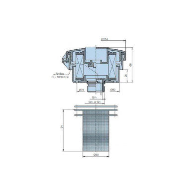 Påfyldnings dæksel incl. luftfilter
