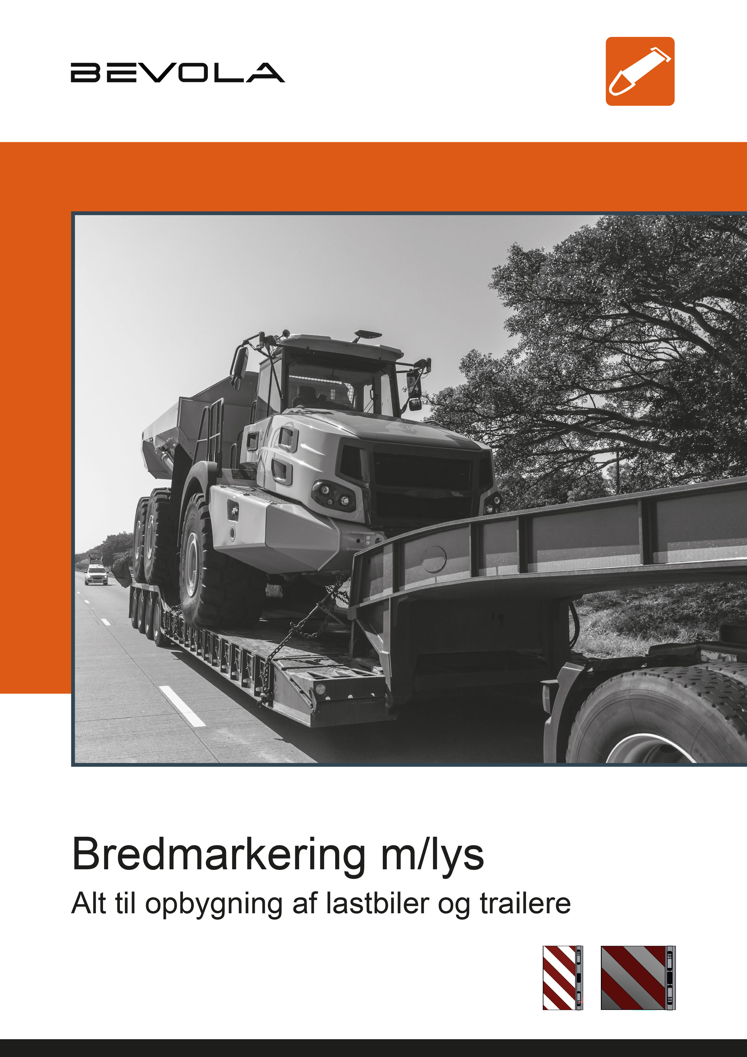 Bredmarkering m/lys