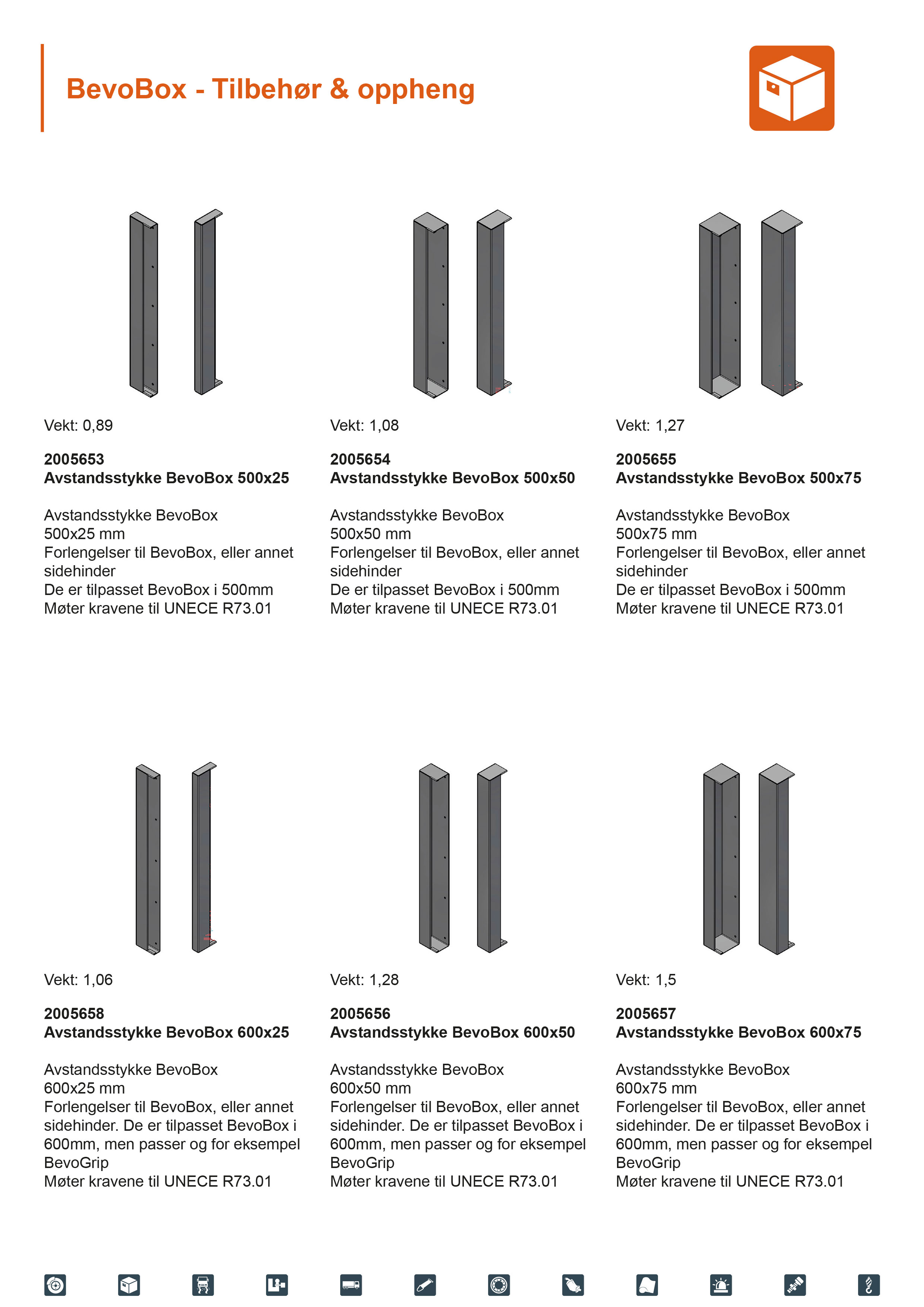 BevoBox afstandsstykke