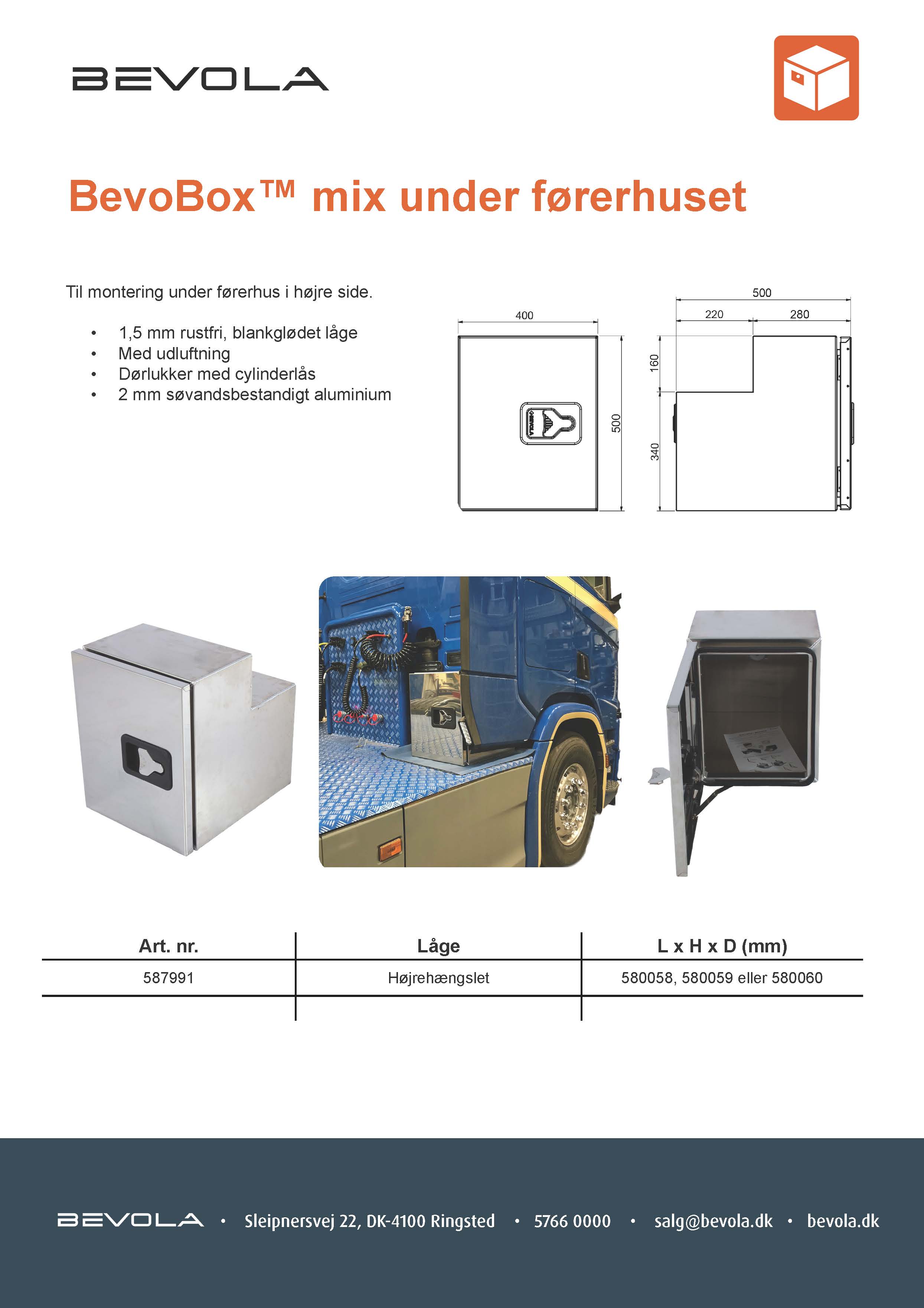 BevoBox&trade; under f&oslash;rerhus